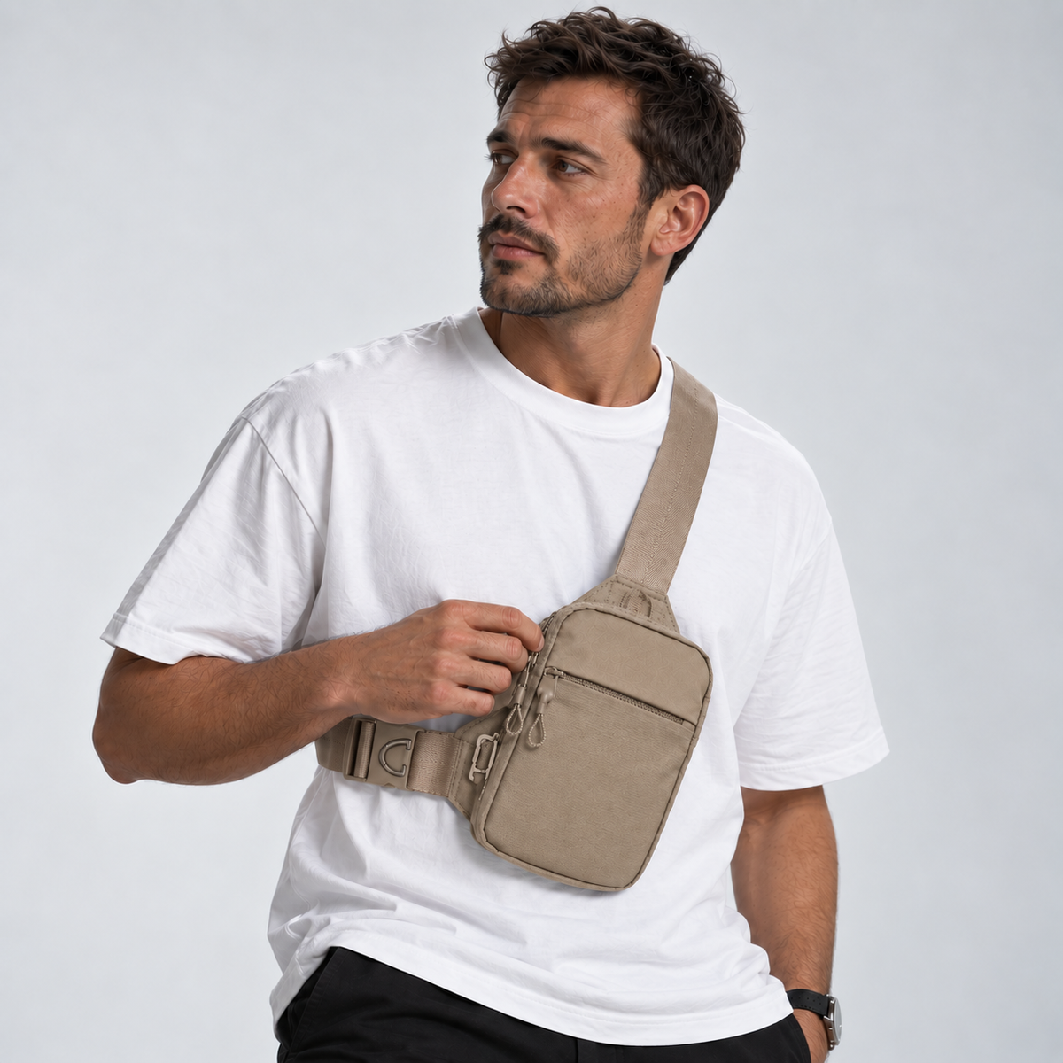 The KEPT Sling 2.0 in Beige