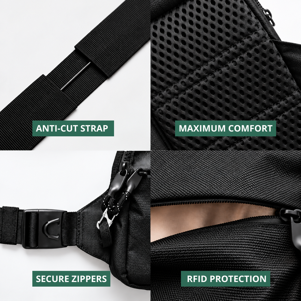 The KEPT Sling 2.0 in Black – details