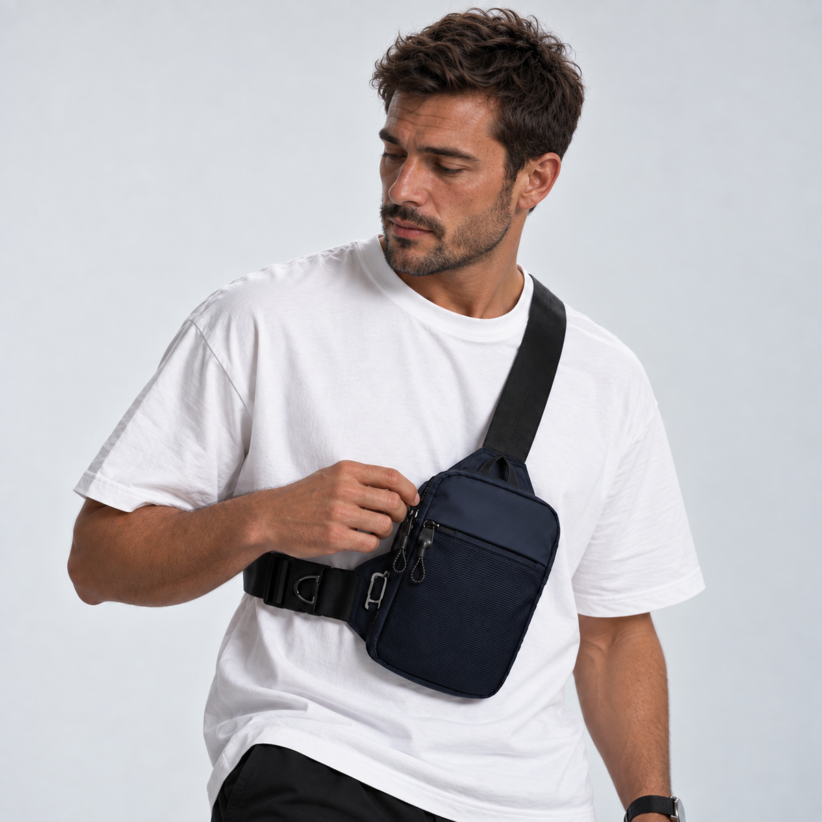 The KEPT Sling 2.0 in Navy